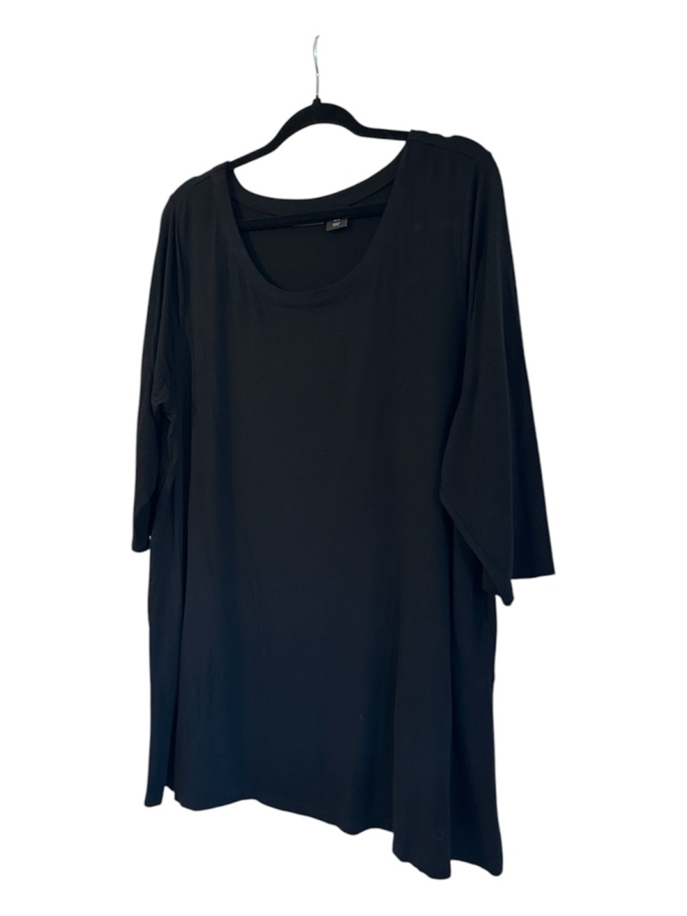 Tahari | Black Long Sleeve T- Shirt / Tunic | Size 1X